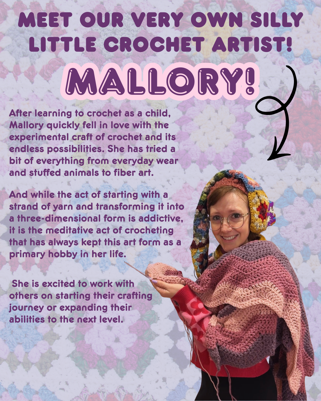 Crochet 101, 3/22/2026, 4:30 - 6:30 PM