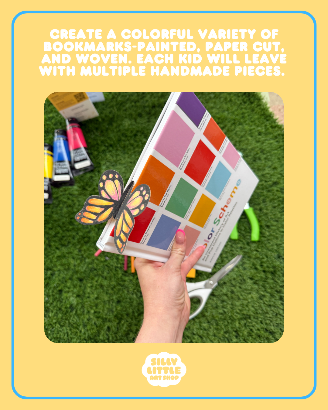 Paper Bookmarks - Kids Class 9.12, 12:00 - 3:00 PM