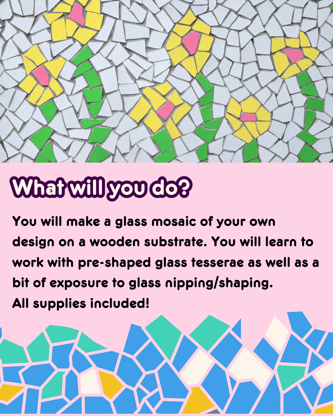 Make A Mosaic Coaster, 7.29.26, 6:30 - 9:00 PM