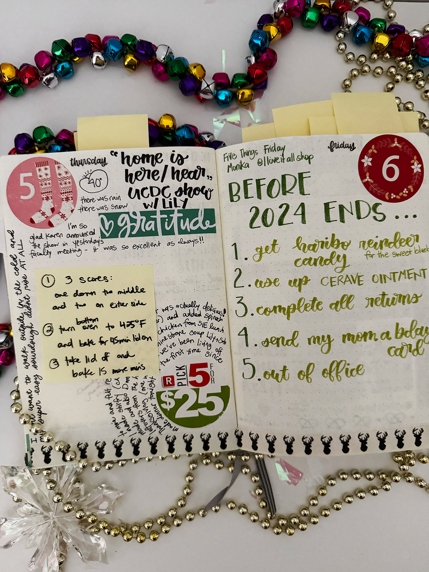 Holiday Journaling: December Dailies 11.18.25, 6:00 -9:00 PM
