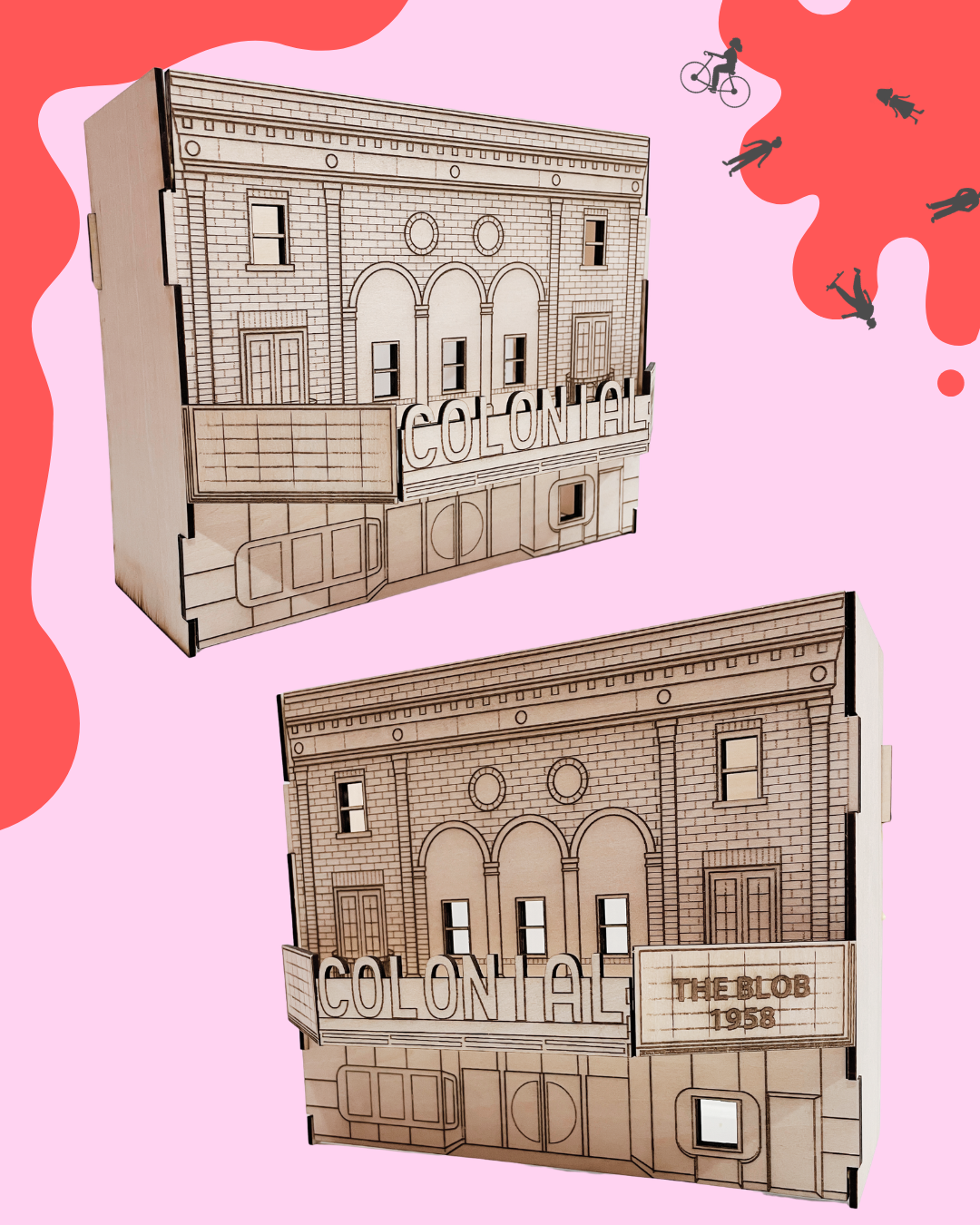 (2nd) PREORDER: "Build & Paint: A Mini Colonial Theater" IN STORE PICK UP ONLY