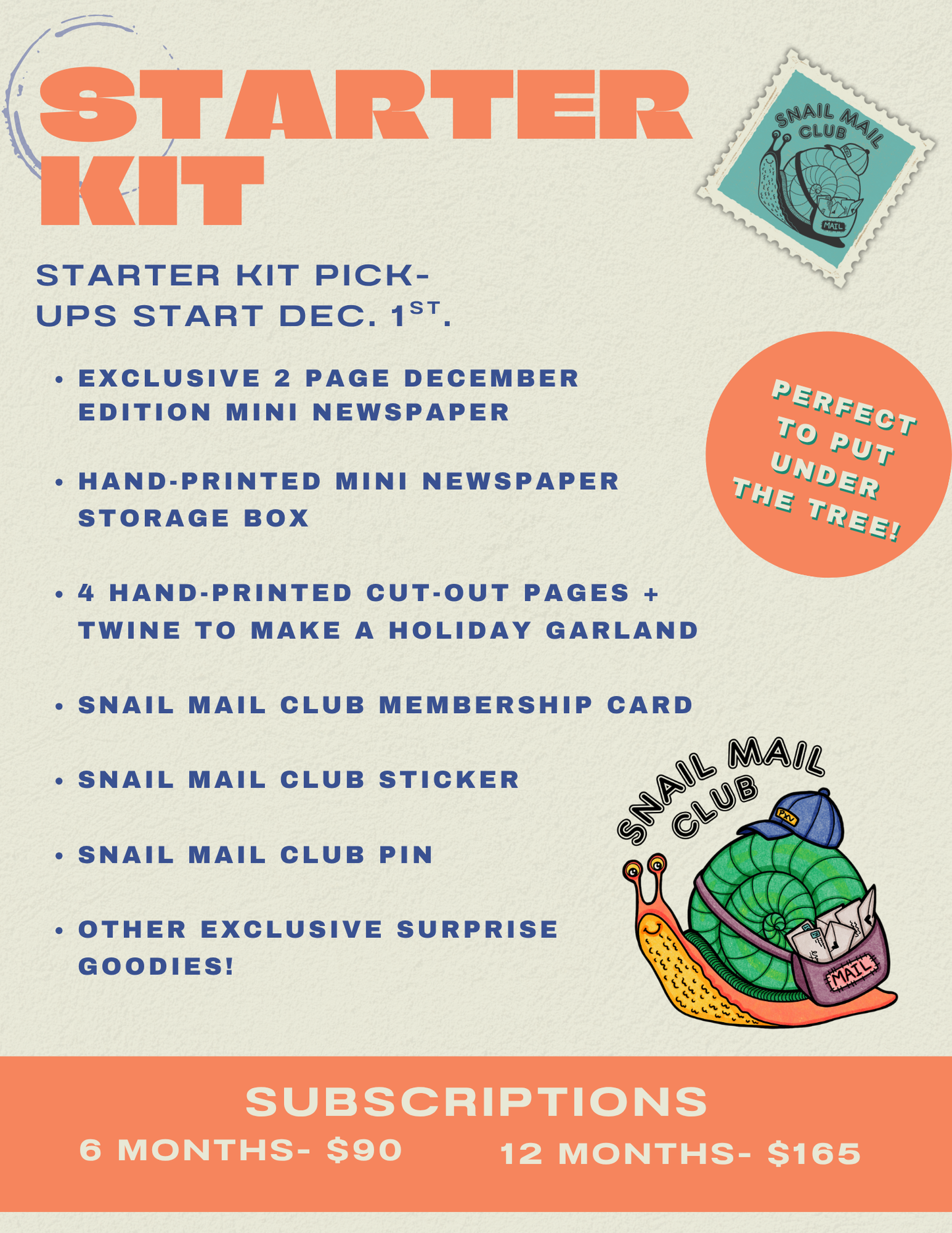 Snail Mail Club Subscription