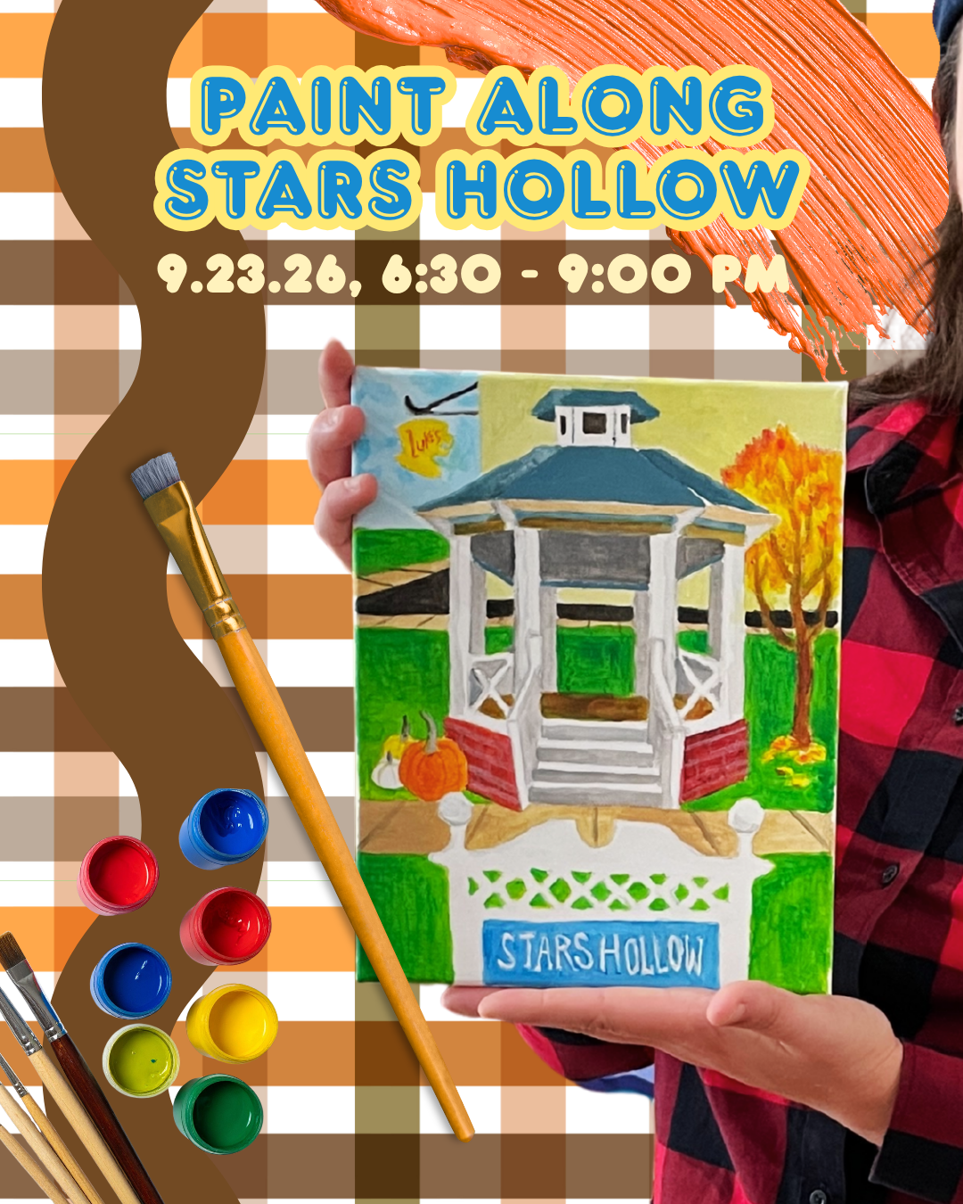 Paint Along: Stars Hollow with Emily White, 9.23.26, 6:30 - 9:00 PM