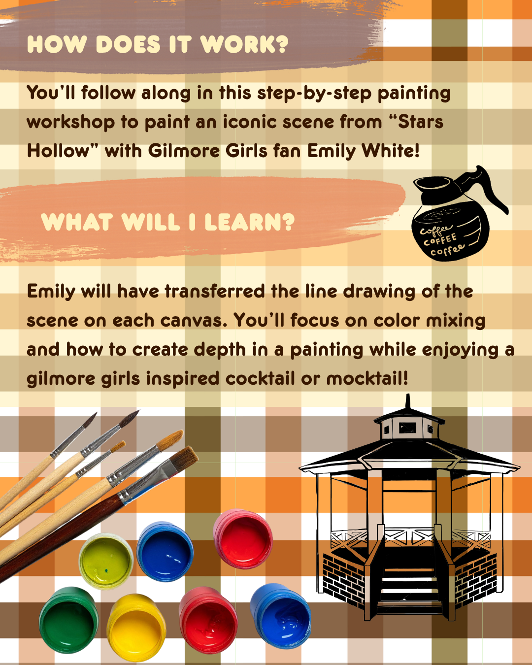 Paint Along: Stars Hollow with Emily White, 9.23.26, 6:30 - 9:00 PM
