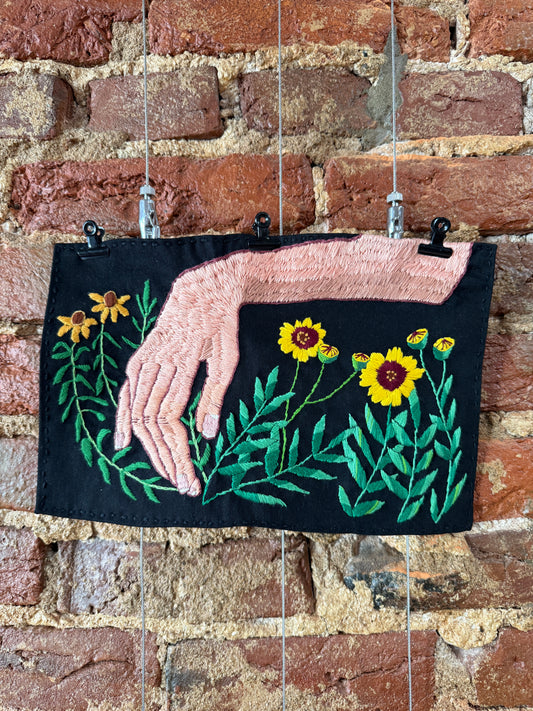 Hand Study with Wildflowers - Lisa Urban