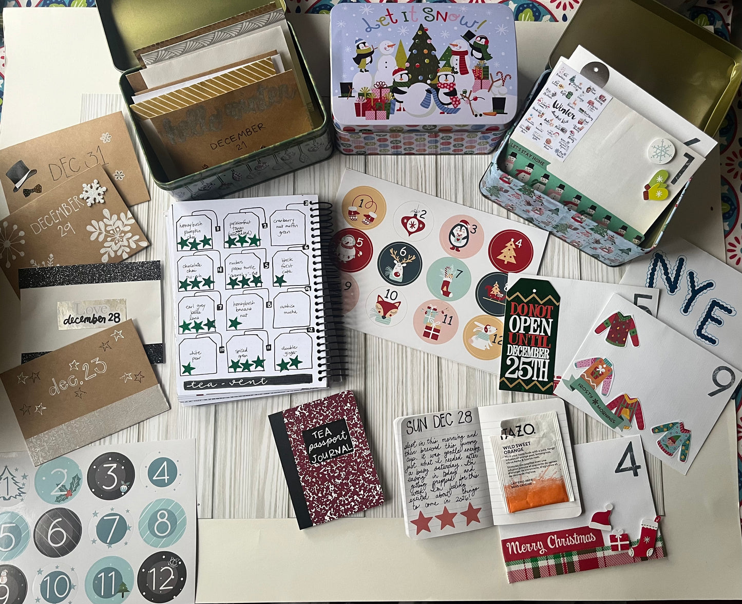 DIY Tea-Vent Class: Twelve Days of Tea, 12.14.25 4:30PM - 6:30PM