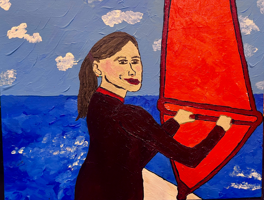 Katie Van Ettan - Windsurfer in Marseille