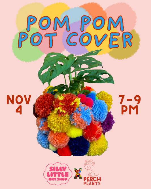 Pom Pom Pot Cover with Perch Plants, 11.4.26, 7:00 - 9:00 PM